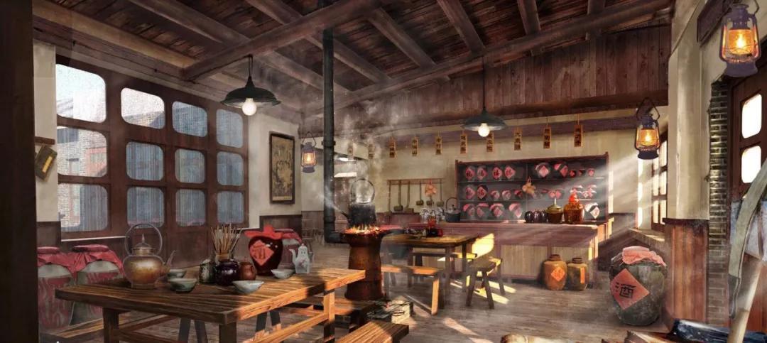 老酒馆喝的是酒看的是人生