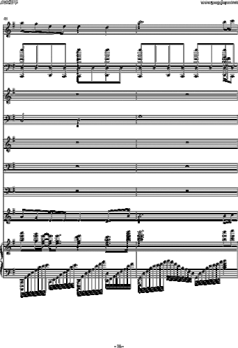 离歌(原版狂暴版)-钢琴谱(钢琴曲)-信乐团-虫虫钢琴谱