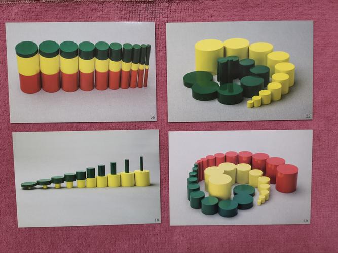国际形象数学《塞根板—使用彩色串珠学习11-15的形成》《彩色圆柱体