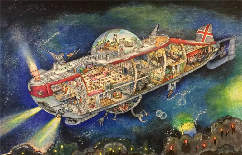 海底两万里,潜艇