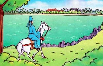 钱塘湖春行配画简笔画小学