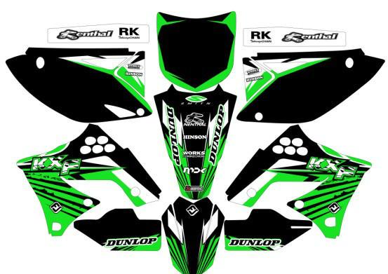 kawasaki川崎kx250f kxf250 kxf450越野摩托车贴花 全车贴花 贴纸