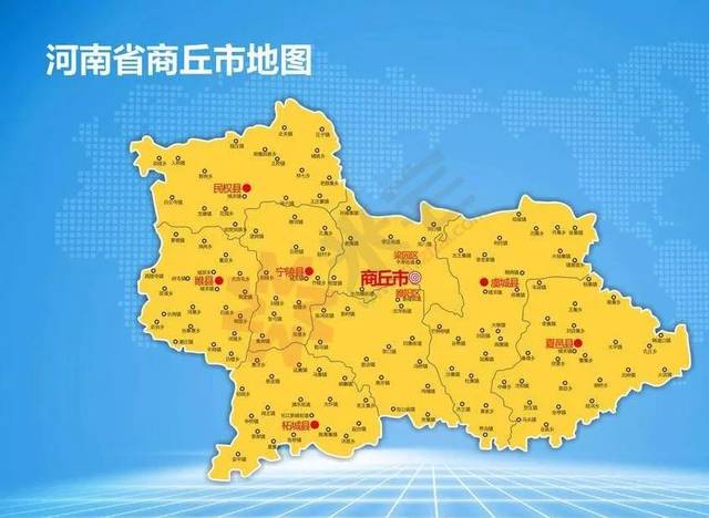 商丘地图▼