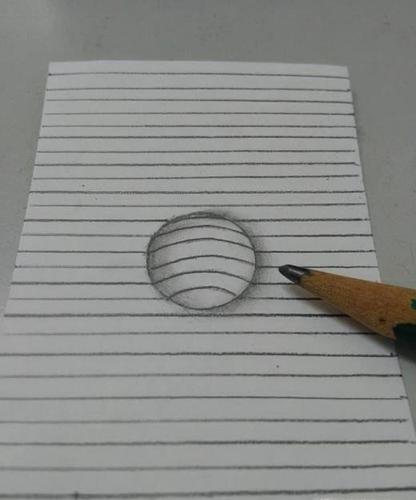 在纸上怎样画立体图形