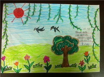 我眼中的春天手抄报