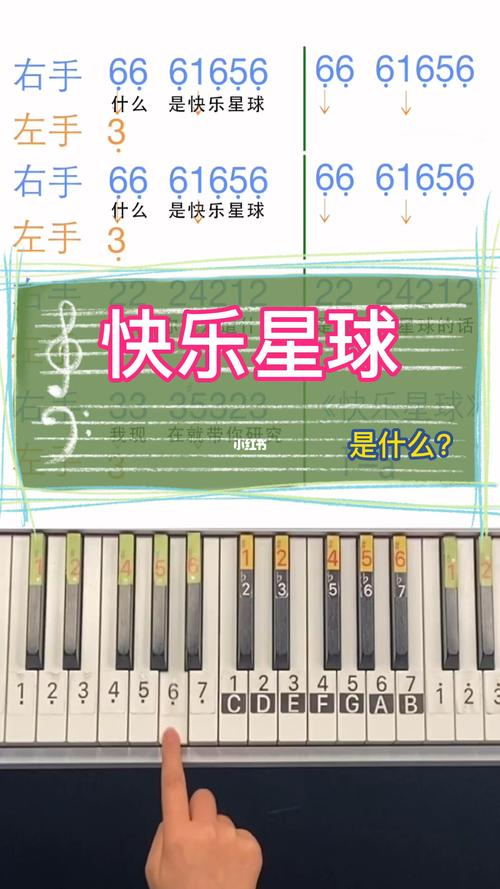 《快乐星球》钢琴简谱_钢琴_简谱_电子琴_娱乐_音乐