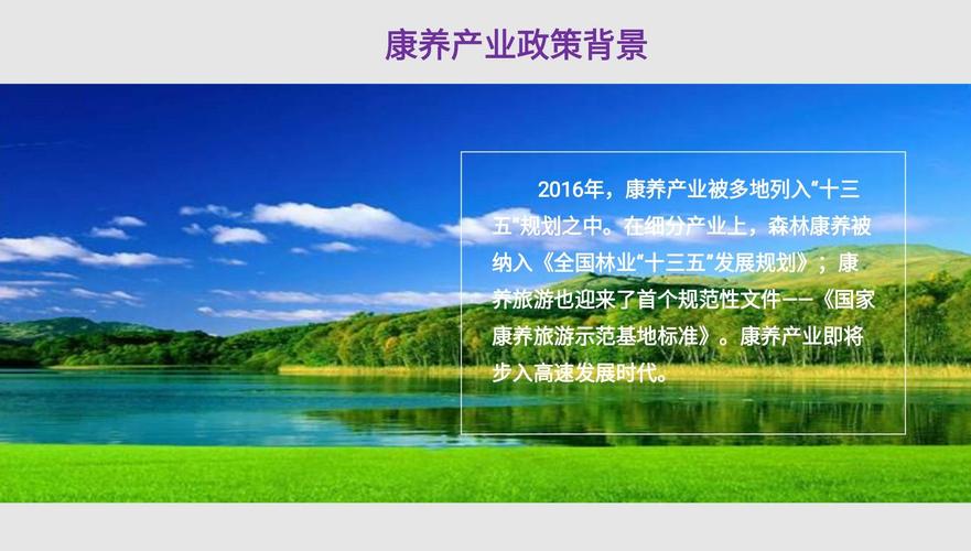 康养产业项目介绍