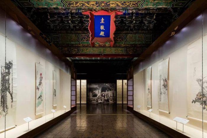 故宫文华殿启用首展吴昌硕书画篆刻特展组图