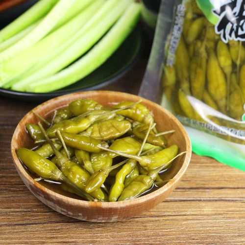 蔬菜火锅饭菜泡菜腌制小辣椒野山椒韩式