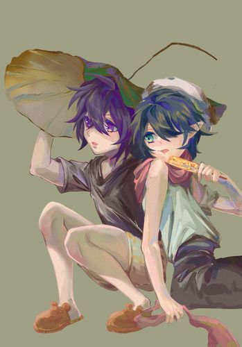 p2滤镜版本,lof比我会画 是卡雷,可以当cp向也可以当亲情向, 但是lk