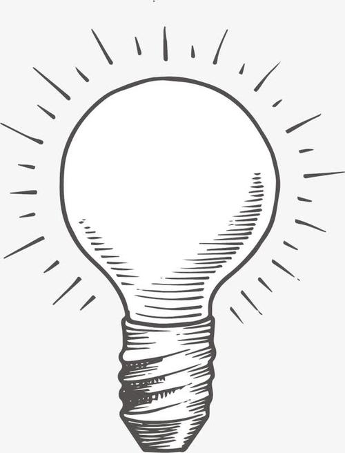手绘灯泡