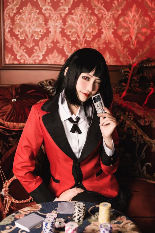 现货狂赌之渊蛇喰梦子cosplay服套装女生制服校服送挂牌一件代发