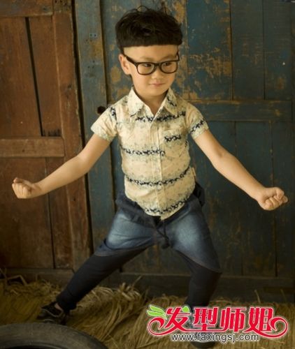最新儿童发型集锦 可爱帅气的小男生短发(3)_发型 .