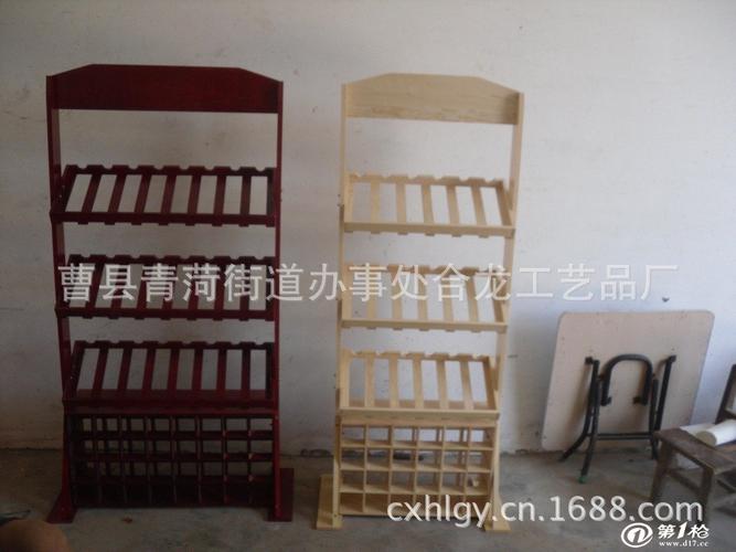 厂家专业生产优质红酒展架 实木酒架 松木酒架