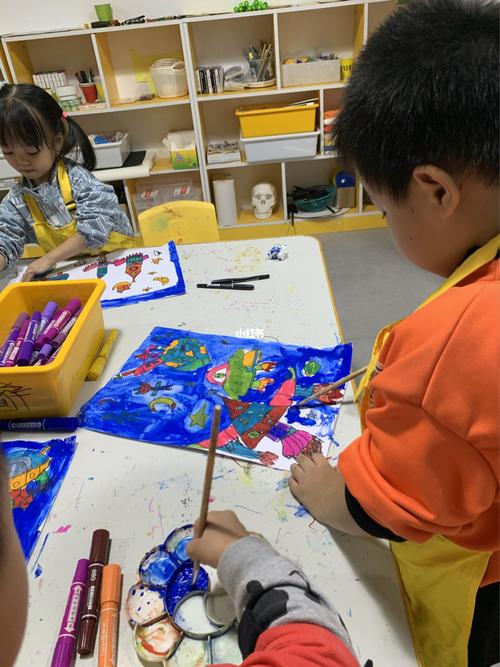 星空涂鸦,4-5岁)_星空_涂鸦_绘画_颜料_母婴_早教
