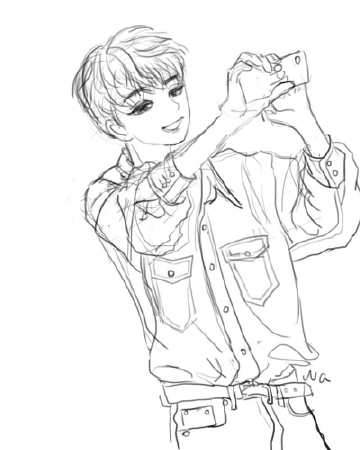 我为什么要拿王俊凯来练速写!太难画了,他太好看了!