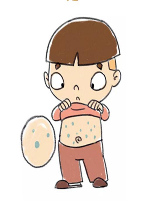 小儿腹部放射性皮炎