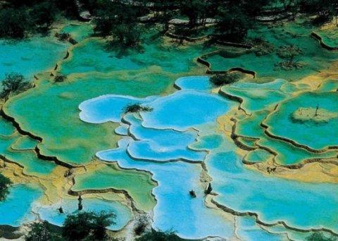 五彩池怎么画简笔画