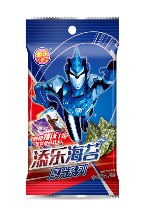 1.5g添乐卡通王厚片海苔
