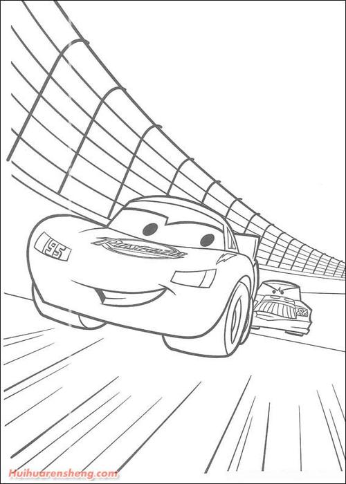 汽车总动员简笔画图片13