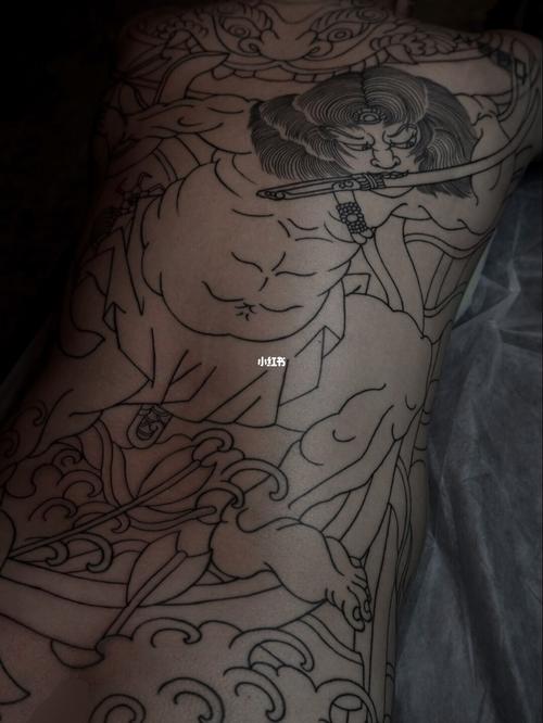 郑州纹身/满背张顺破水门_纹身_纹身也清新_美妆_彩妆