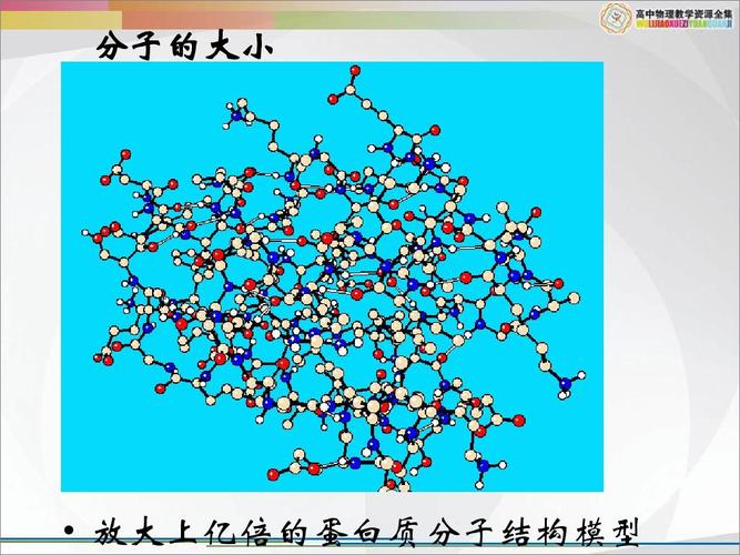 放大上亿倍的蛋白质分子结构模型