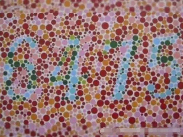 驾考时的色盲测试图,最后一张是什么鬼!