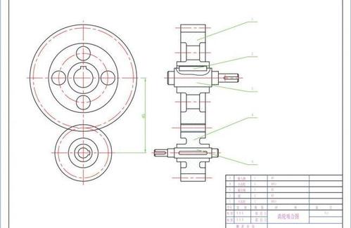 齿轮啮合装配图图片