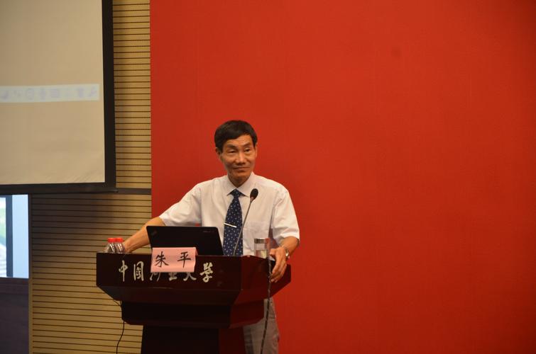 图二 朱平教授做报告