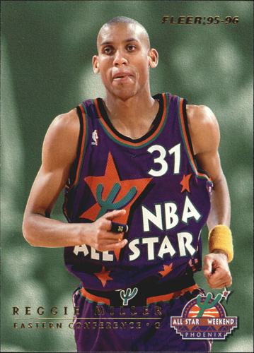 有关以下物品的详细资料: 1995-96 fleer all-stars #5 reggie miller