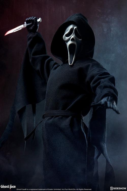 sideshow100447惊声尖叫ghostface鬼脸杀手接单兵人