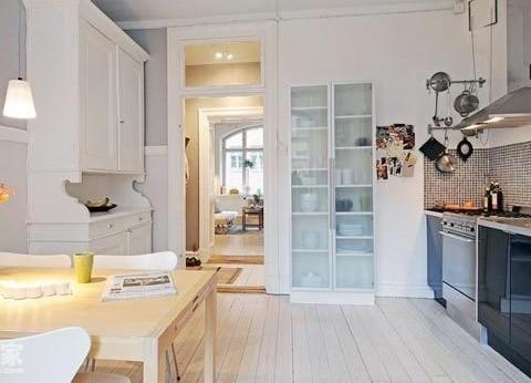 60平米简约装修纯白小户型公寓