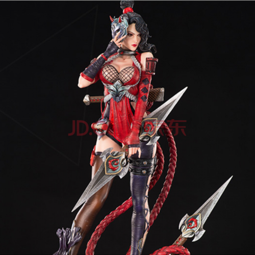 代理版现货王者荣耀信念之刃阿轲典藏版雕塑雕像摆件手办成人动漫