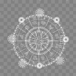 魔法占卜阵图花纹