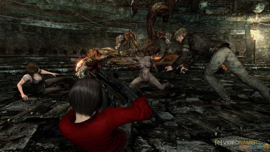 《生化危机6》中遭遇裸体袒胸女boss