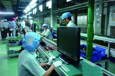 冠捷科技液晶电视生产线现场 核心提示 "建设生态文明,是关系人民福祉