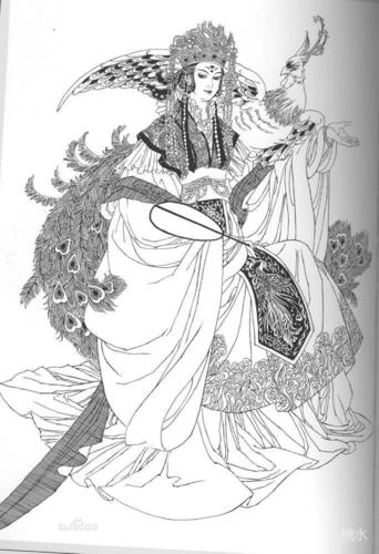 历史人物形象素描之十一,武则天 文//氷冷酒(王勤)