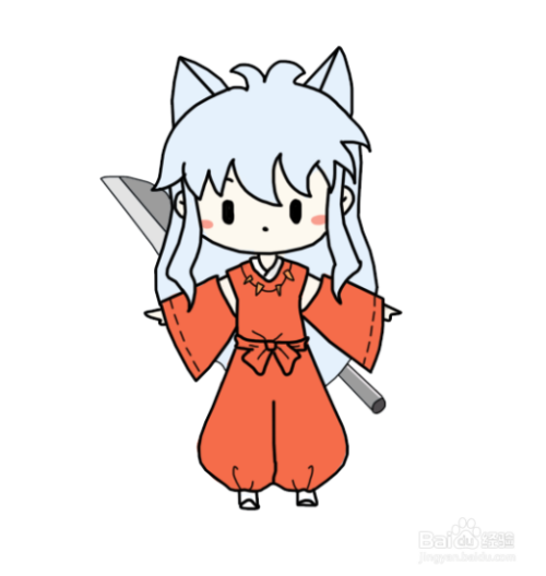 q版简笔画——犬夜叉