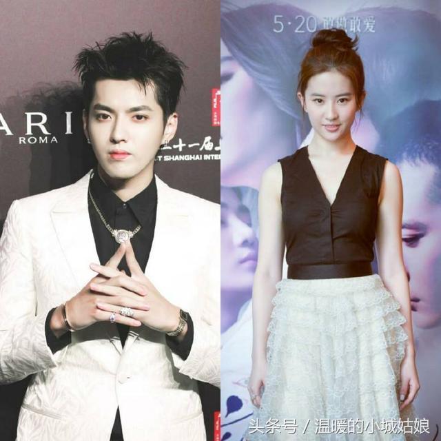 男星们的女神,鹿晗的是杨幂,吴亦凡的是刘亦菲,千玺的