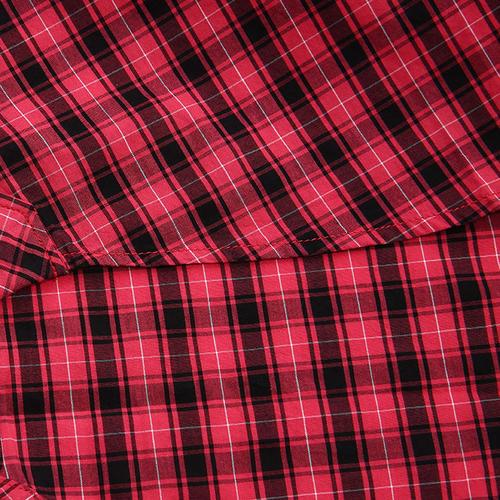 diesel/迪赛男士衬衫-男士红黑格子衬衫红黑格子 s