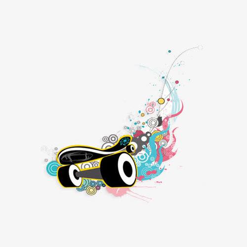 滑板免抠素材免费下载_觅元素51yuansu.com