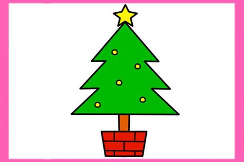 怎么教小班幼儿画圣诞树最简单的方法(步骤图解)