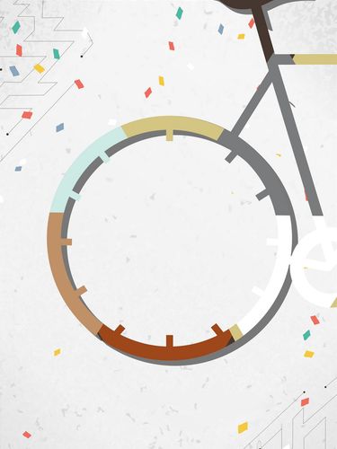 扁平化简约倒计时宣传海报背景素材