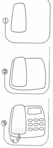 电话简笔画图片画法