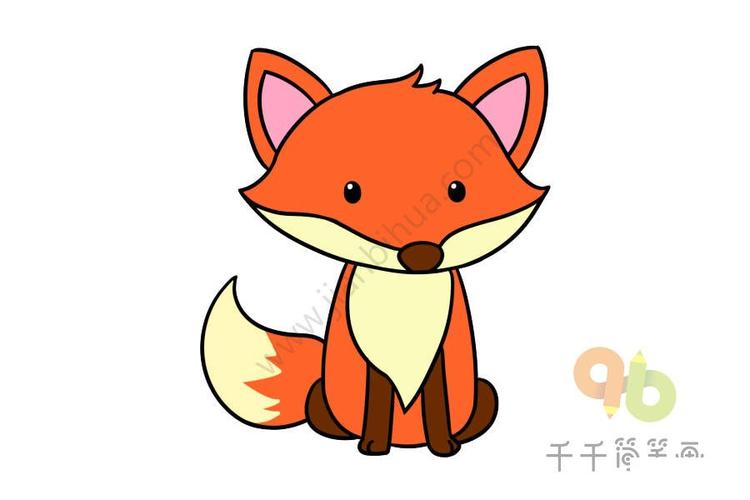 幼儿宝宝启蒙画小狐狸的画法