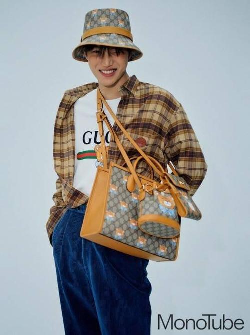 exo kai,gucci合作着装"华丽终结者"…独家画报公开