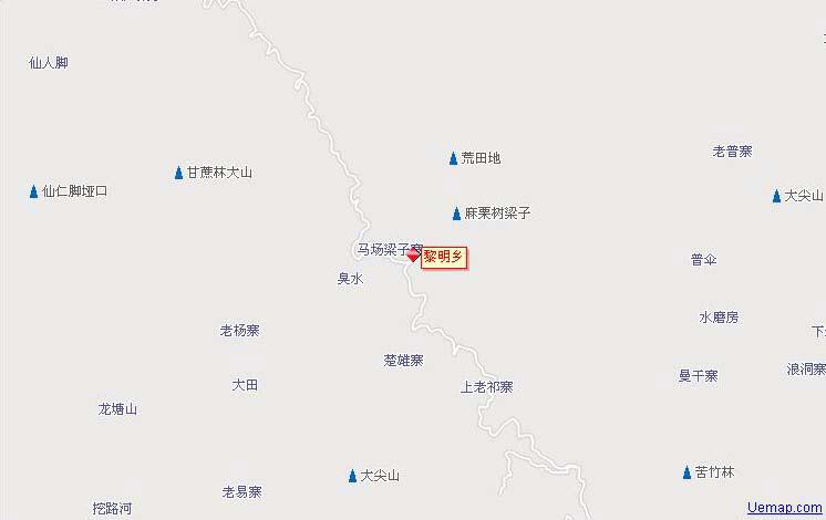 宁洱县-黎明乡旅游地图