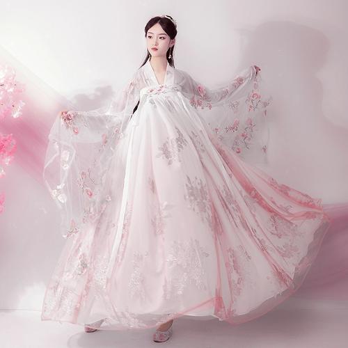 春秋旗舰品质新品发售白菜民族服装汉服女古装中国风学生仙女樱花超仙