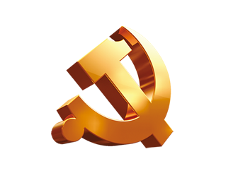 金色立体党徽免抠png图片(4张)