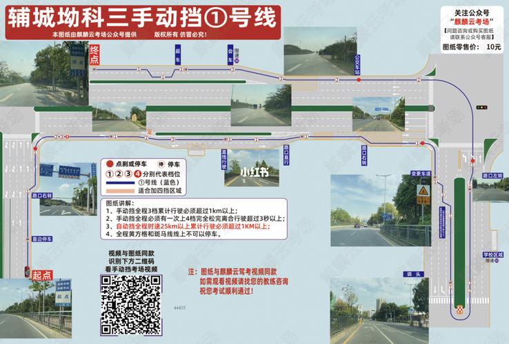 辅城坳科目三手动挡整理的顺序和图纸